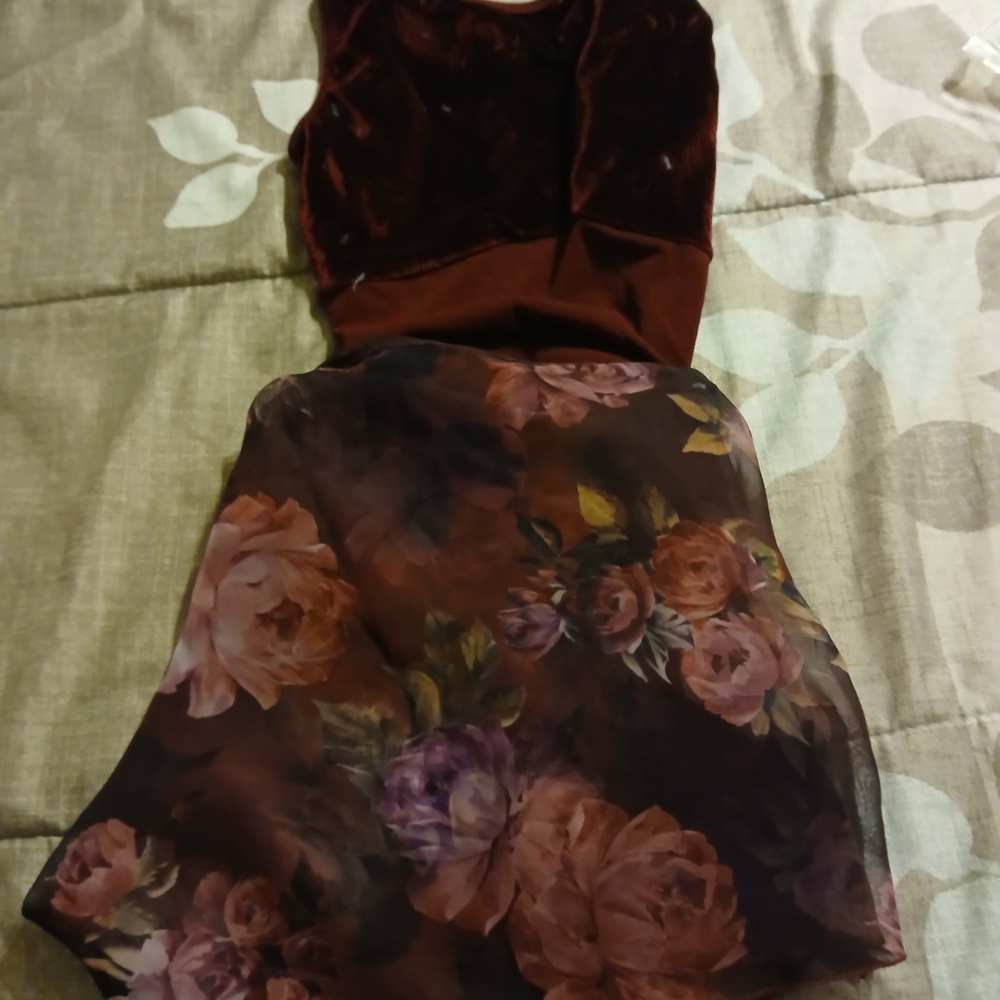 Girls Small Dance Outfit.